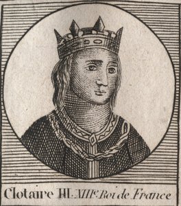 Porträt von Clothaire III