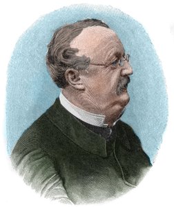 Porträt von Conrad Ferdinand Meyer (1825-1898) Schweizer Dichter und Schriftsteller in deutscher Sprache
