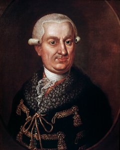 Porträt von Graf Franz Anton von Nostitz-Rieneck (1725-1794), Gründer des Staatstheaters Prag 1783. Anonymes Gemälde von Unknown artist