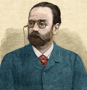 Porträt von Emile Zola (1840-1902), französischer Schriftsteller von Unknown artist