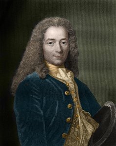 Porträt von François-Marie Arouet, genannt Voltaire (1694 - 1778), französischer Schriftsteller und Philosoph. von Unknown artist