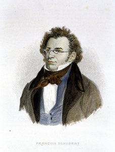 Porträt von Franz Schubert (1797 - 1828) - Gravur
