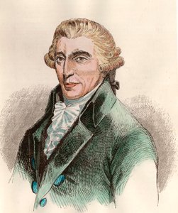 Porträt von Franz Joseph Haydn (1732 - 1809), österreichischer Komponist. Gravur des 18. Jahrhunderts. Private Sammlung. von Unknown artist