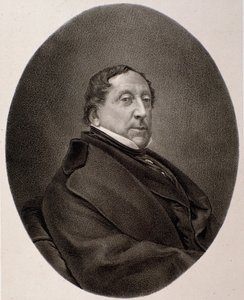 Porträt von Gioacchino Rossini (Gravur) von Unknown artist