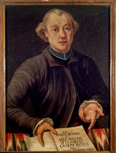 Porträt von Giuseppe Pizzati, italienischer Musiktheoretiker