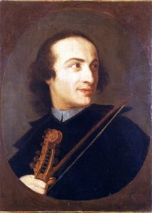 Porträt von Giuseppe Tartini (1692 - 1770), italienischer Geiger und Komponist. Museo del Castello. Mailand