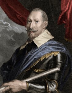 Porträt von Gustav Adolf II. (1594-1632), König von Schweden - Gustav Adolf II. 1594-1632, König von Schweden 1611-1632 - Stich - 19. Jahrhundert