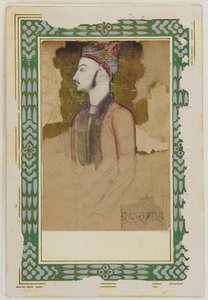 Porträt von Ibrahim Adil Shah II. von Bijapur (gest. 1626) (?) von Unknown artist