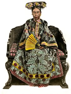Porträt der Kaiserin von China Tseu Hi (1834-1908) Cixi von Unknown artist