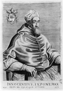 Porträt von Innozenz IX (1519 - 1591) von Unknown artist