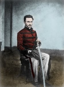 Porträt von Ippolito Nievo (1831-61), italienischer Schriftsteller und Patriot von Unknown artist