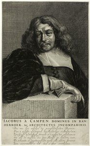 Porträt von Jacob van Campen von Unknown artist