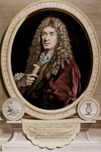 Porträt von Jean Baptiste Lully (Giovanni Battista Lulli) (1632-1687) von Unknown artist