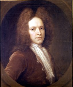 Porträt von John Christopher Pepusch (1667 - 1752), britischer Komponist von Unknown artist