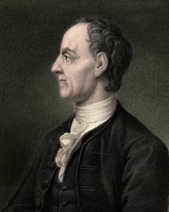 Porträt von Leonhard Euler (1707-1783), Schweizer Mathematiker - Stich - 19. Jahrhundert von Unknown artist
