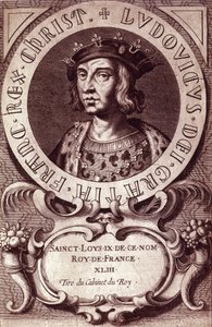 Porträt von Ludwig IX. oder Sankt Ludwig (1214 - 1270). von Unknown artist