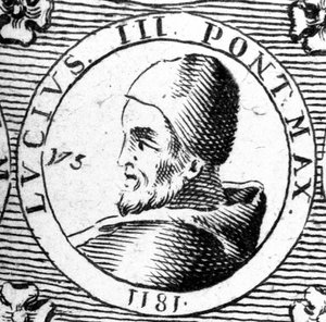 Porträt von Lucius III (? - 1185)