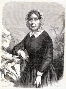 Porträt von Madame Ida Pfeiffer (1798-1858), österreichische Reisende