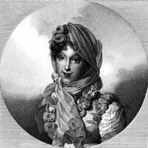 Porträt von Marie Louise von Habsburg-Lothringen, Kaiserin der Franzosen