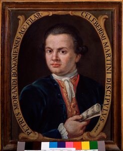 Porträt von Pietro Morandi, italienischer Komponist von Unknown artist