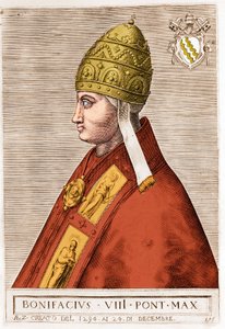 Porträt von Papst Bonifatius VIII. (Benedetto Caetani genannt Bonifatius VIII.)
