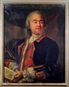 Porträt von Riccardo Broschi, italienischer Komponist von Unknown artist