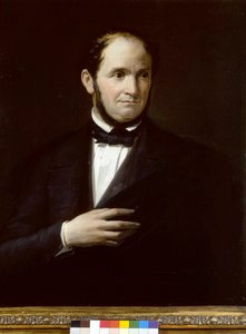 Porträt von Saverio Mercadante (1795-1870), italienischer Komponist, anonymes Gemälde. Museo teatrale della scala, Mailand von Unknown artist