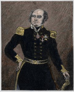 Porträt von Sir John Franklin (1786-1847), Marineoffizier und britischer Entdecker. von Unknown artist