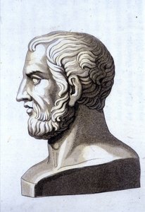 Porträt von Theophrast (372 v. Chr. - 287 v. Chr.), griechischer Philosoph von Unknown artist