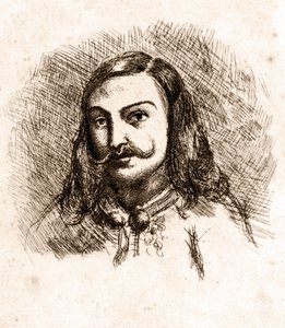 Porträt von Théophile Gautier von Unknown artist
