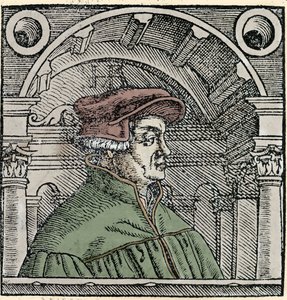 Porträt von Ulrich Zwingli (1484 - 1531), Schweizer Reformator von Unknown artist