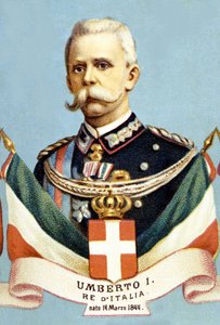 Porträt von Umberto I., König von Italien (Humbert I) von Unknown artist