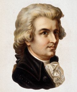 Porträt von Wolfgang Amadeus Mozart (1756-1791) von Unknown artist