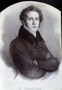 Porträt des italienischen Komponisten Vincenzo Bellini von Unknown artist