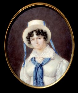 Porträt der englischen Abenteurerin Sophie Dawes, Baronin von Feucheres (1790-1840), im Jagdkostüm