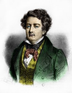 Porträt des französischen Tenors Adolphe Nourrit (1802-1839)