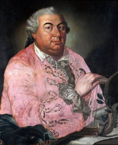 Porträt des italienischen Komponisten Niccolò Jommelli (1714-1774) Anonymes Gemälde. Um 1760 Bologna, Museo Civico Biblioteca Musicale von Unknown artist