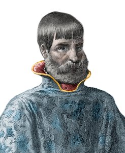Porträt des spanischen Konquistadors Juan Ponce de León (1460-1521), Entdecker Floridas - Porträt von Juan Ponce de León - spanischer Entdecker von Unknown artist