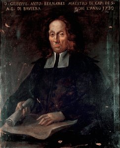 Porträt des Komponisten Giuseppe Antonio Bernabei (1649-1732). Anonymes Gemälde. 18. Jahrhundert. Civico Museo Bibliografico Musicale, Bologna