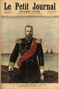 Porträt des Großadmirals der russischen Flotte, Großherzog Alexandrovich Romanov (1850-1908) von Unknown artist