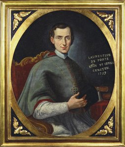 Porträt des Opernlibrettisten und Dichters Lorenzo Da Ponte (1749-1838) als Bischof von Unknown artist
