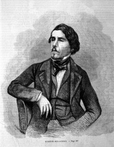 Porträt des Malers Eugène Delacroix (1798 - 1863) von Unknown artist