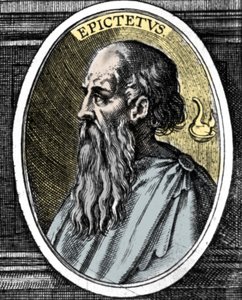 Porträt des Philosophen Epiktet (um 50-125/130) der stoischen Schule