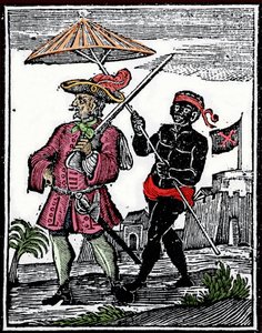 Porträt des Piraten Henry Every (Kupferstich) von Unknown artist