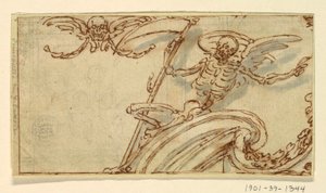 Entwurf für ein Grabdenkmal von Unknown artist