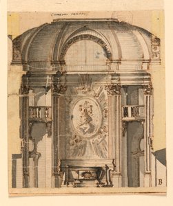 Entwurf für einen Altar von Unknown artist