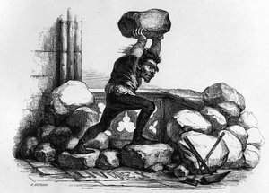 Quasimodo in Notre Dame de Paris von V. Hugo von Unknown artist