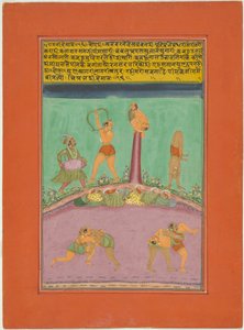 Ragini Desakh, Seite aus einem Jaipur Ragamala Set