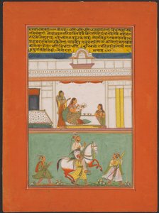Ragini Dhanashri, Seite aus einem Jaipur Ragamala Set