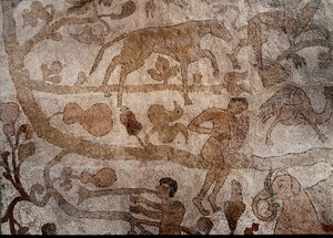 Darstellung der imaginären indischen Fauna, die die Heldentaten Alexanders des Großen symbolisiert